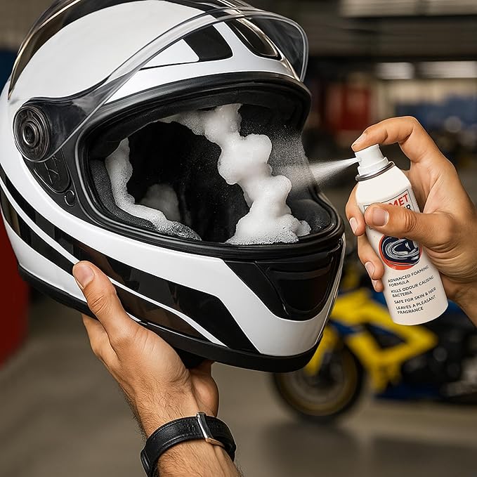 Shine X Pro Helmet Cleaner & Microfiber Cloth
