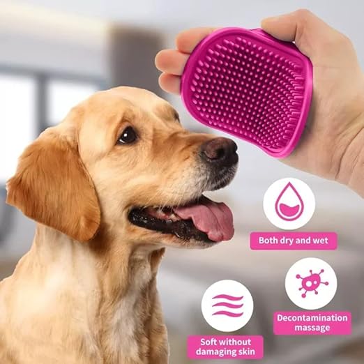 Style Keepers 4-in-1 Pet Grooming Kit for Dogs & Cats – Includes Self Cleaning Brush, Cat Comb, Silicone Bath Scrubber & Nail Clipper | Grooming Tools for All Hair Types | Dog Brush Kit