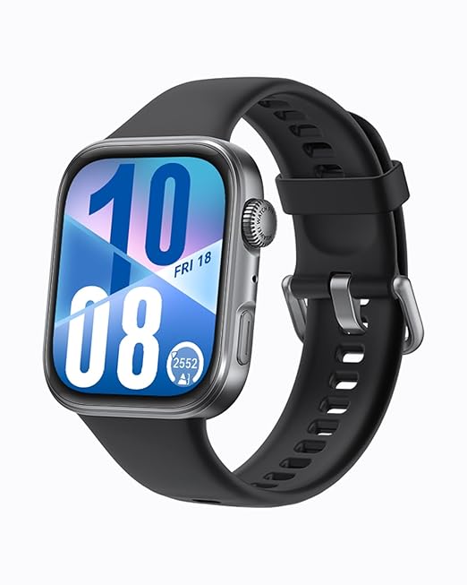 HUAWEI Watch FIT 4 smartwatch, 1.82" Large Display, Up to 10-Day Battery Life, Dual Band GPS, 100+ Sports Modes, Fitness Health Tracker, Emotional Assistant, Compatible with Android iOS, Black