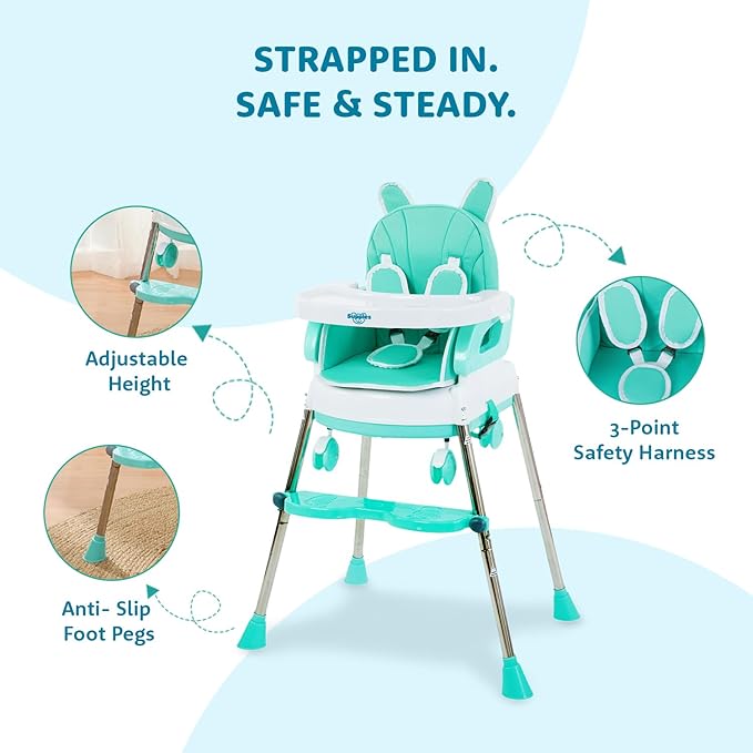 Supples 3-in-1 High Chair for Babies and Kids