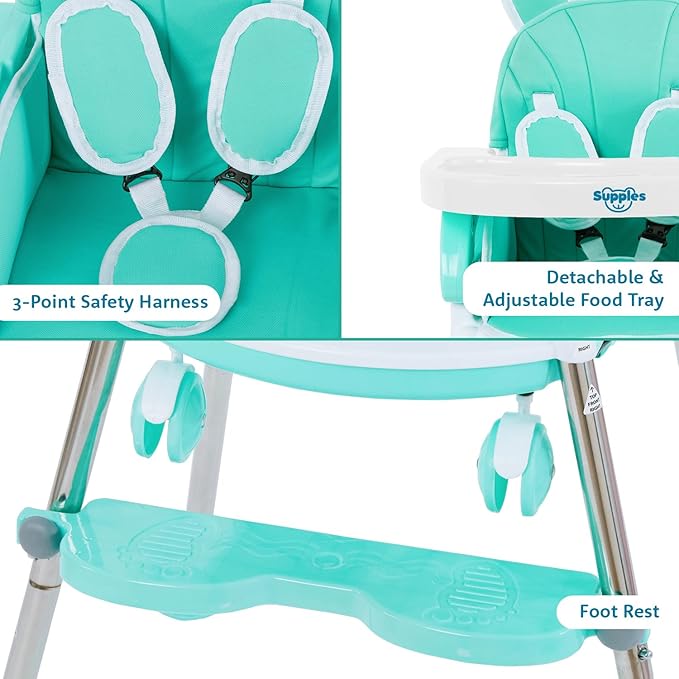 Supples 3-in-1 High Chair for Babies and Kids