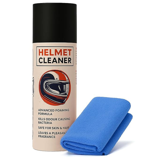 Shine X Pro Helmet Cleaner & Microfiber Cloth