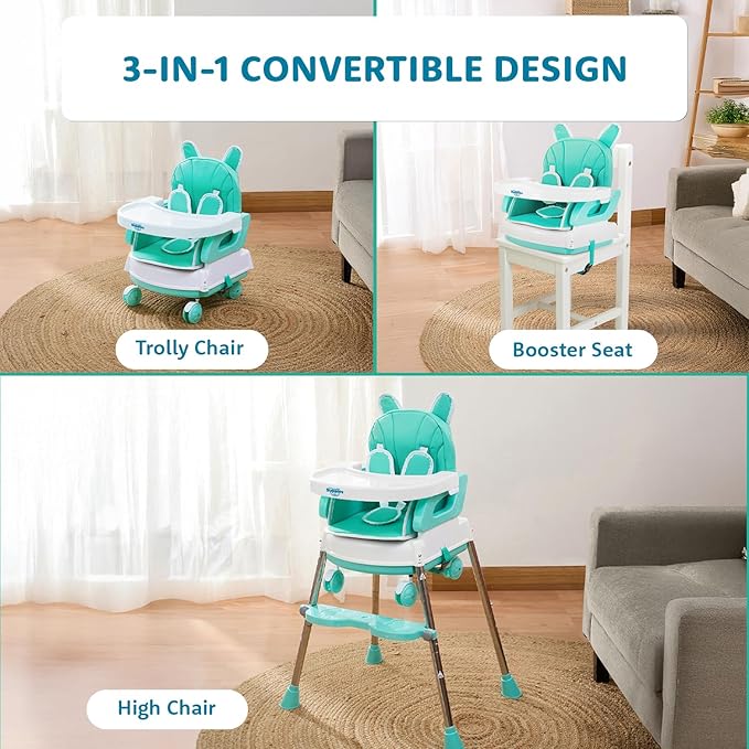 Supples 3-in-1 High Chair for Babies and Kids