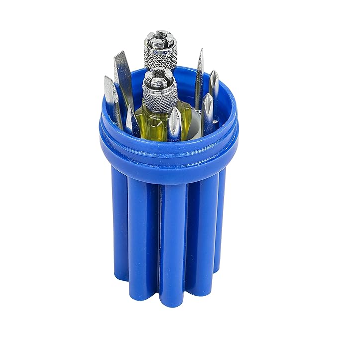 SPARTAN BS-02 8-in-1 Pc Screw Driver Kit With 3 Flat Blades