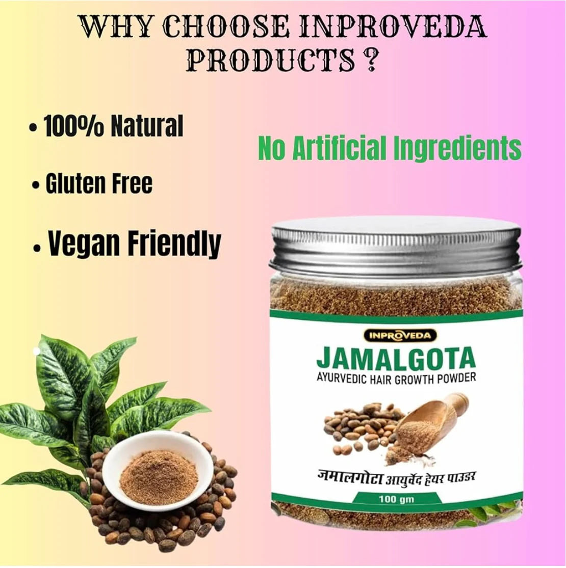 Jamalgota Ayurvedic Hair Growth Powder Buy 1 Get 1 Free🌿