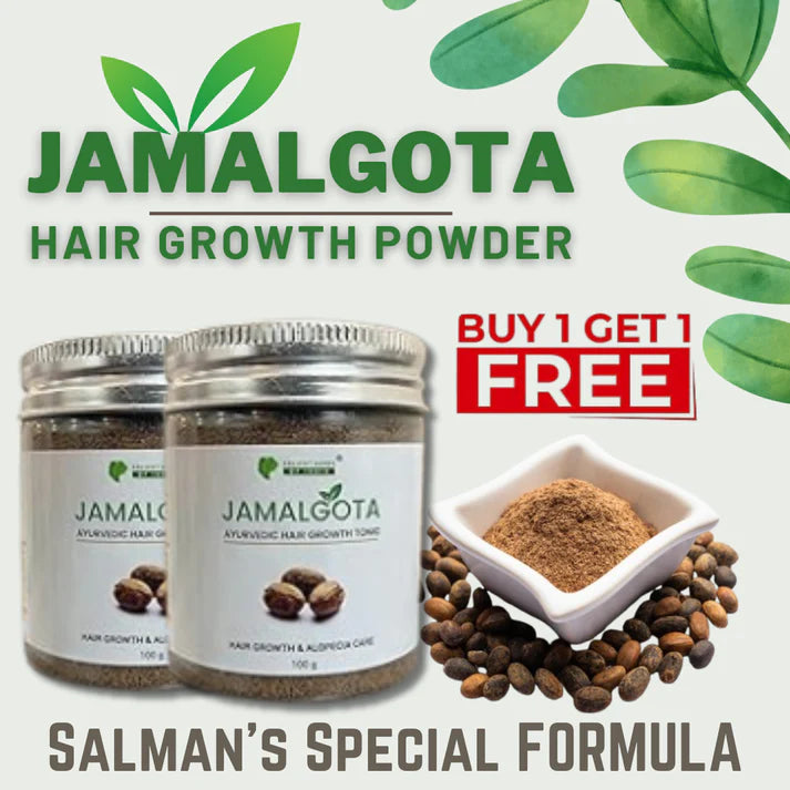 Jamalgota Ayurvedic Hair Growth Powder Buy 1 Get 1 Free🌿
